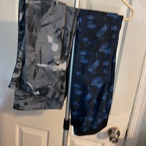 2pair like new power train champion  and soffedri workout legging size medium